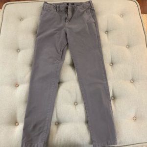 Grey American Eagle Mens 360° Extreme Flex 30/32 Chinos